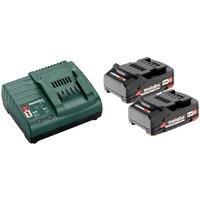 Аккумулятор с зарядным устройством Metabo 685161000 (18В/2x2 Ah + 12-18В ), фото 2