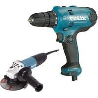 Наборы электроинструментов Makita DK0121 (шуруповерт, болгарка), фото 2