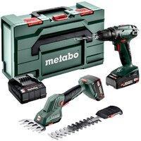 Наборы электроинструментов Metabo Combo Set 2.2.5 18V 685186000 (шуруповерт, ножницы, 2 АКБ, кейс), фото 2