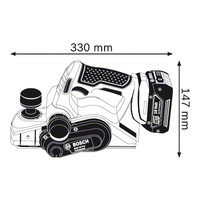 Рубанок Bosch GHO 18 V-LI Professional 06015A0300 (без АКБ), фото 3