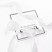 Лента "Радужное сияние", полиэстер, 25 мм*20 ярд, белый