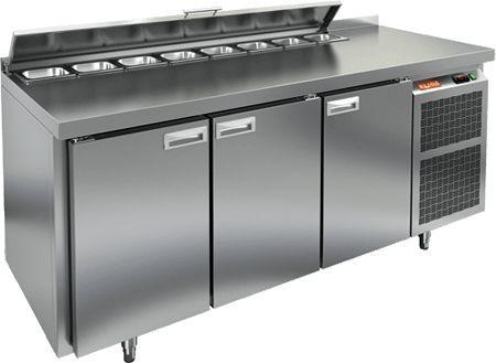 СТОЛ ДЛЯ САЛАТОВ HICOLD SL2-111GN С КРЫШК. (1835х700х850мм, 0,22, +2/+10, для 8хGN1/6)