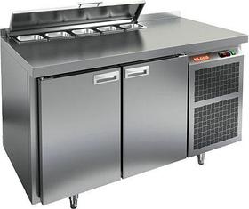 СТОЛ ДЛЯ САЛАТОВ HICOLD SL2-11GN C КРЫШК. (1390х700х850мм, 0,15, +2/+10, для 5хGN1/6)