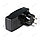Разветвитель на 1 розетку + 2 USB с заземлением 16А чёрный, фото 3