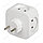 Разветвитель на 4 розетки 220V + 2xUSB 2400mA, 10А, белый, фото 3