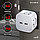 Разветвитель на 4 розетки 220V + 2xUSB 2400mA, 10А, белый, фото 4