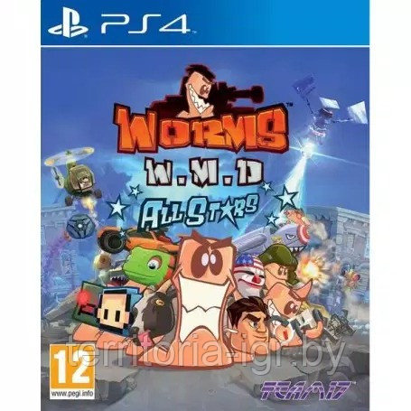 Worms W.M.D. All Stars PS4 (Русские субтитры)