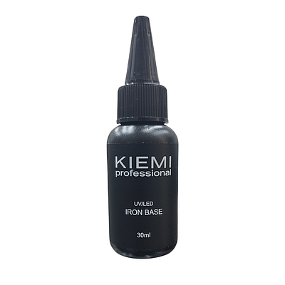 Каучуковое базовое покрытие Kiemi Professional RUBBER BASE IRON (средняя жесткость), 30 мл.
