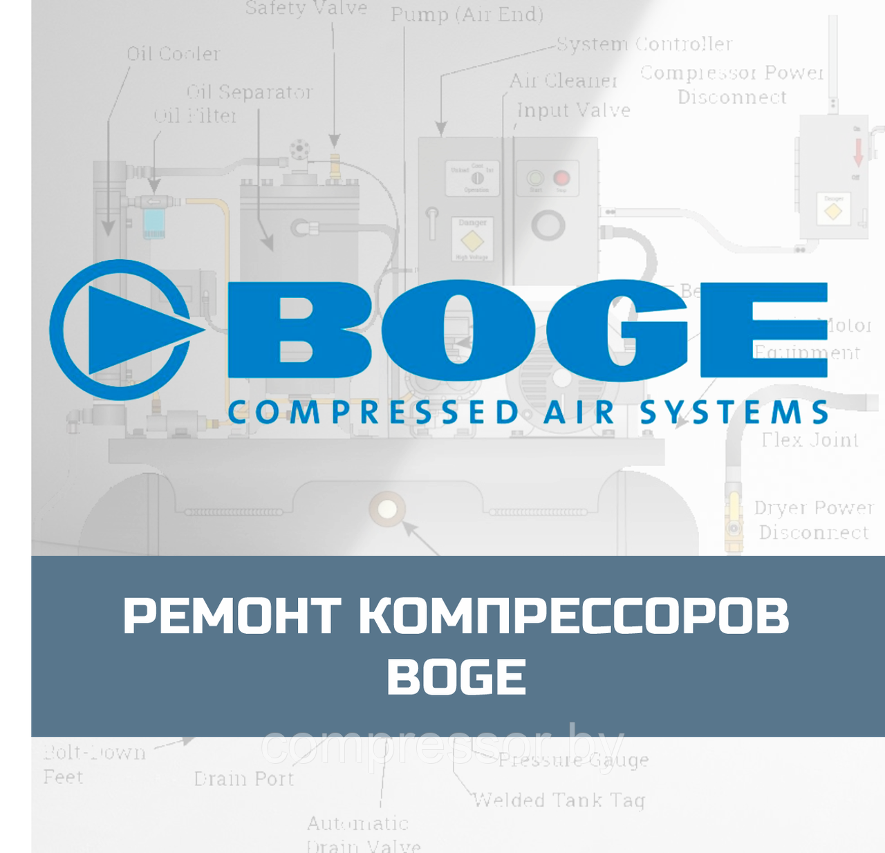 Ремонт компрессоров Boge