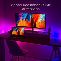 Водонепроницаемая светодиодная лента 5M RGB 3528 с блоком питания, фото 3