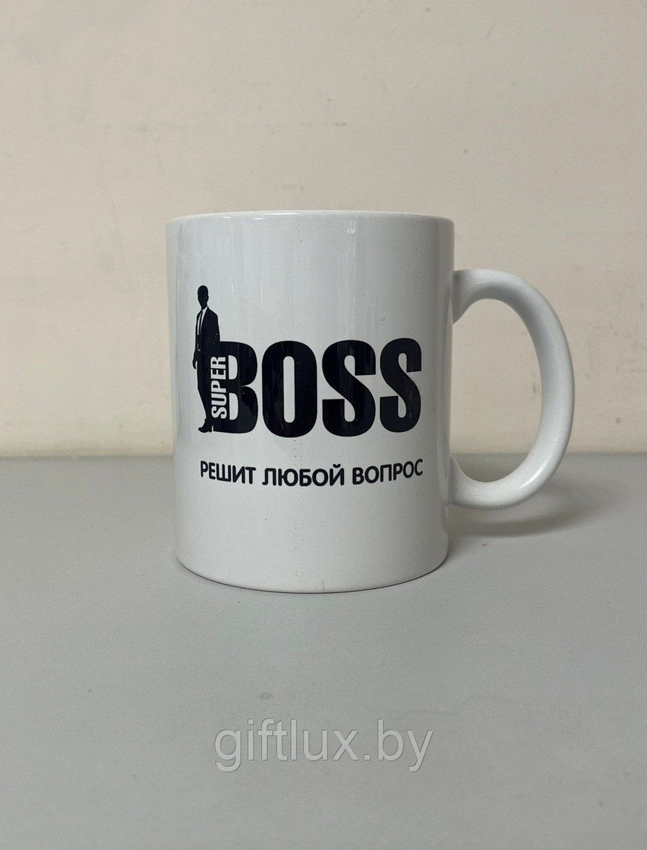 Кружка керамическая "SUPERBOSS", 200 мл