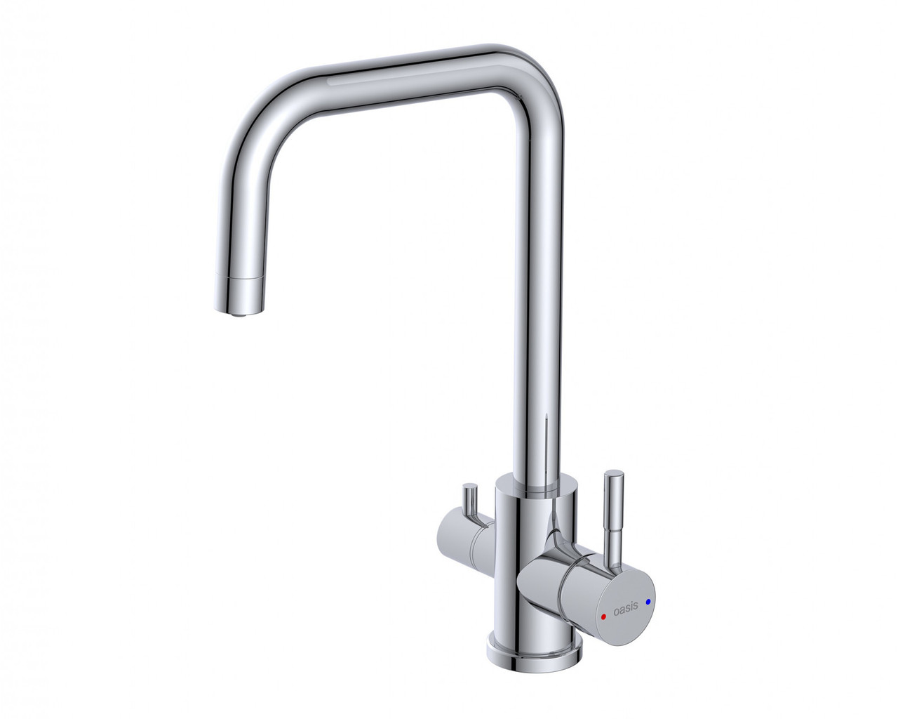 Смеситель латунный для кухни "Oasis" L1006GF (М32×1,5, 29,7см)