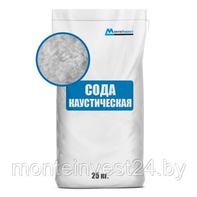 Сода каустическая - гидроксид натрия (мешок 25кг)
