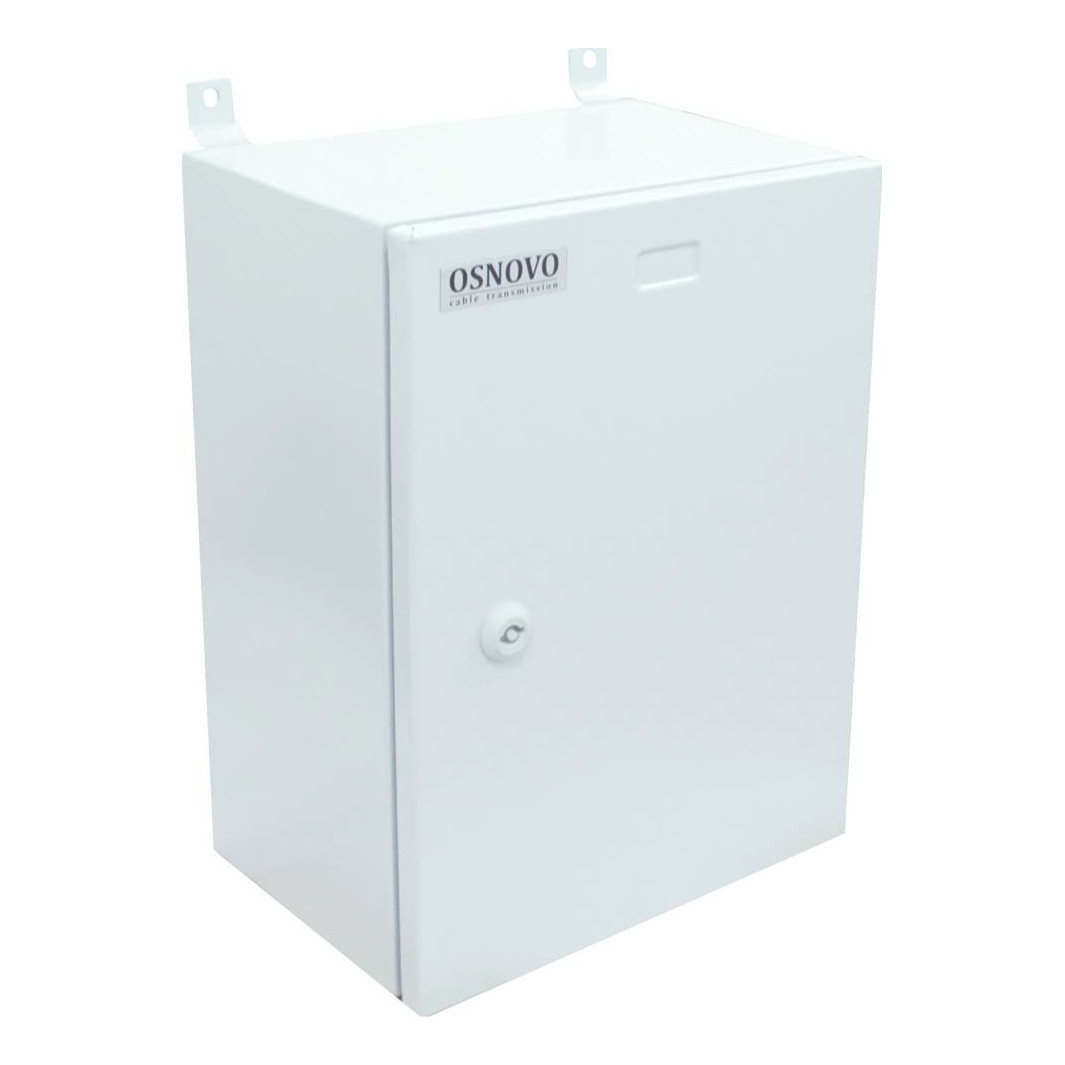 OSNOVO OS-34TB1 Уличная станция с термостабилизацией, резервным питанием и оптическим кроссом