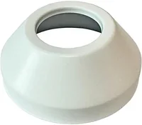 Чашка декоративная 1" Ростела 32мм, белый Ral 9016