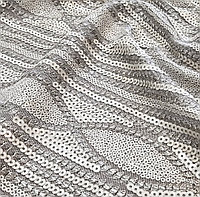 Сетка с пайетками (молочный цвет)