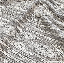 Сетка с пайетками (молочный цвет)