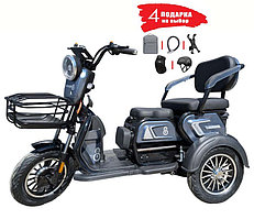 Электротрицикл Smart8 Bulbash (серый)