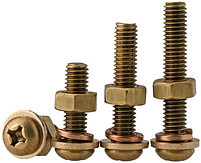 Винт латунный. Набор. М8*30. 2 шт, фото 3