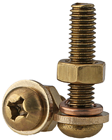 Винт латунный. Набор. М8*30. 2 шт, фото 4