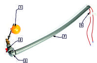 Гибкая подводка с электрообогревом типа ГП-24