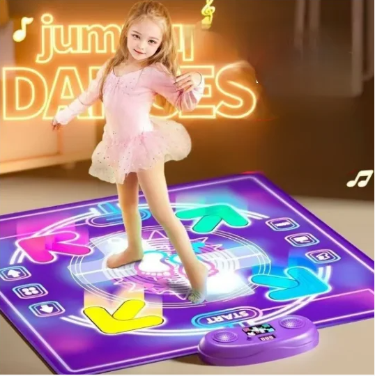 Танцевальный коврик Dance Mat с 4 игровыми режимами для детей