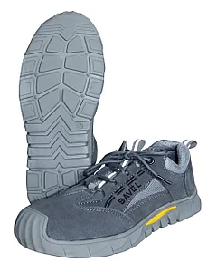 Полуботинки УНИВЕРСАЛ НИТРО, замша (серые), ПКП, Нитрил