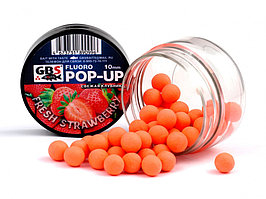 Плавающие бойлы Pop-Up GBS Fresh Strawberry Свежая Клубника 8 мм
