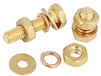 Болт M12*80 + гайка + шайба + Гровер. 4 штуки, фото 4