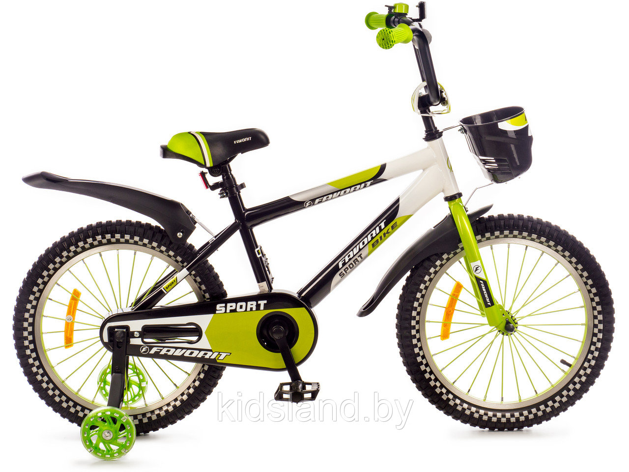 Детский велосипед Favorit  SPORT 16'' лимонный