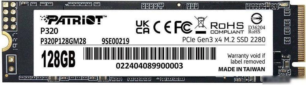 SSD Patriot P320 128GB P320P128GM28