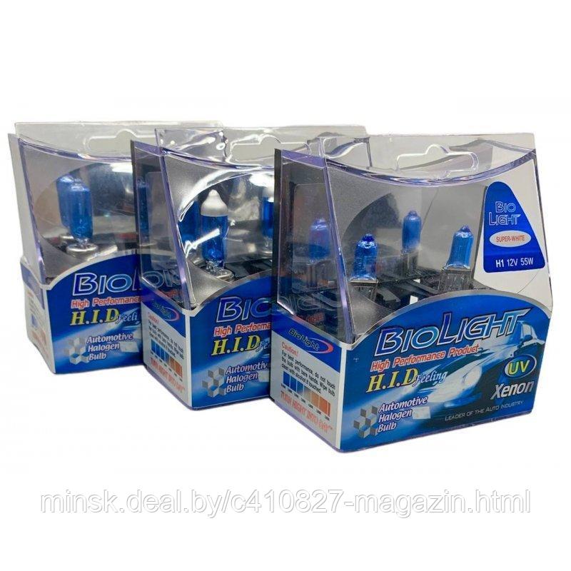 Комплект галогенных ламп Bio light +30% (эффект ксенона)