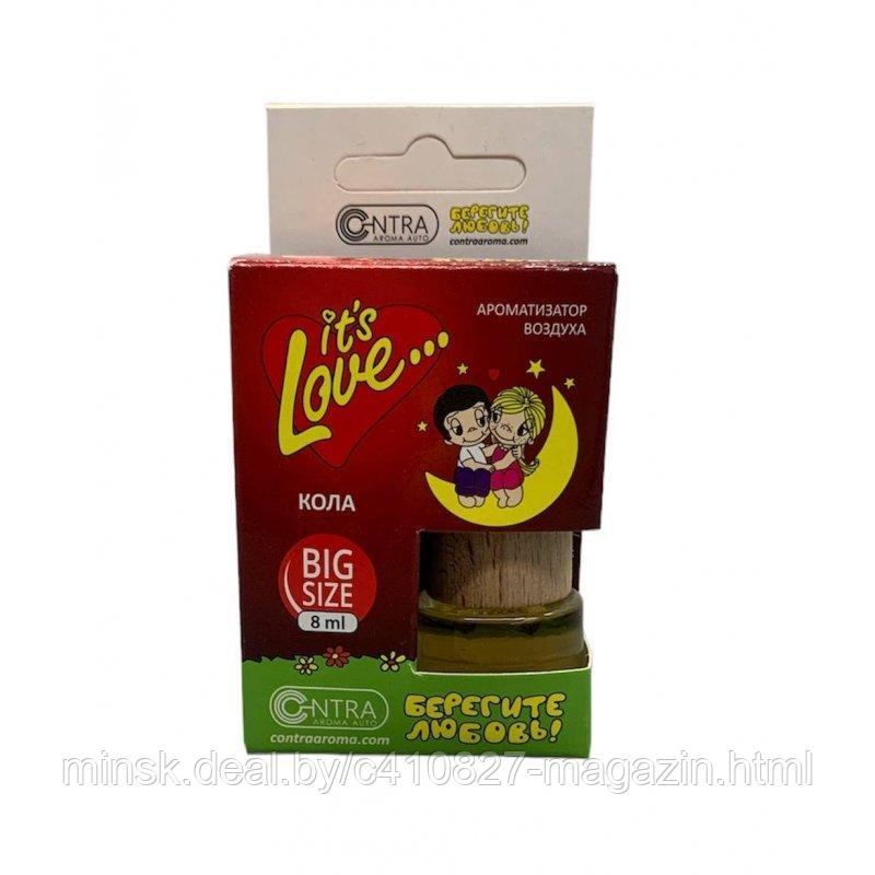 Ароматизатор Love Is КОЛА подвесной бутылочка с деревянной крышкой