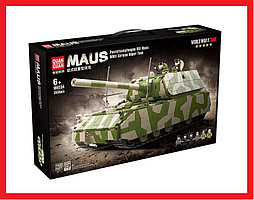 Конструктор Quan Guan Немецкий Танк Маус "Panzerkampfwagen VIII Maus", 2930 деталей, 100234 арт