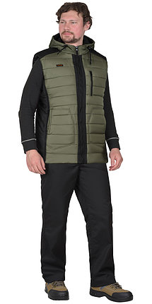 Жилет СИРИУС-УРБАН хаки с черным, фото 2