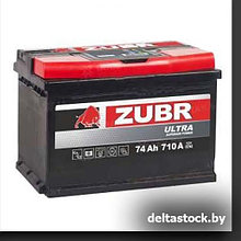 Аккумулятор 74 Ah ZUBR Ultra R+ АКБ