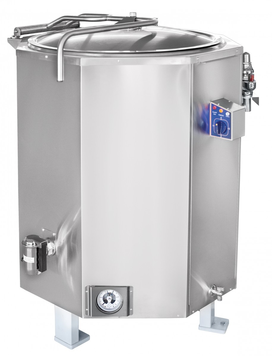Котел пищеварочный КПЭМ-400Т Abat (Абат)(1160х1160х1446(2280), 36,2кВт, 400В, 400л)