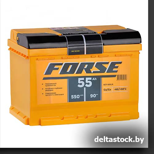 Аккумулятор 55 Ah FORSE R+