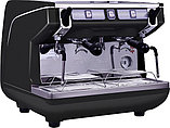 КОФЕМАШИНА РОЖКОВАЯ NUOVA SIMONELLI APPIA LIFE COMPACT 2GR S 220V ВЫСОКАЯ ГРУППА ПОЛУАВТОМАТ ЧЕРНАЯ, фото 2