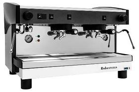 КОФЕМАШИНА ПОЛУАВТОМАТ ROBUSTEZZA ST2M/ ЧЕРНАЯ+ВЫСОКАЯ ГРУППА МУЛЬТИФАЗНАЯ