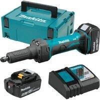 Прямошлифовальная машина Makita DGD800RTJ (с 2-мя АКБ, кейс), фото 2