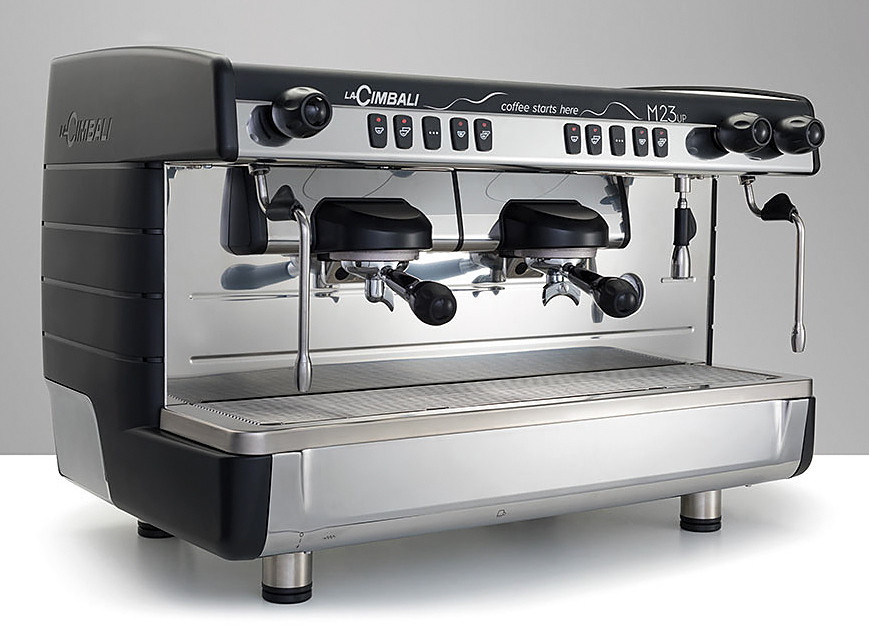 Кофемашина La Cimbali M23 UP DT/2, автомат, высокие группы, черная