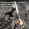 Мини-пила аккумуляторная цепная Mini Electric, 2 АКБ по 48V, длина полотна 24 см, в коробке, фото 2