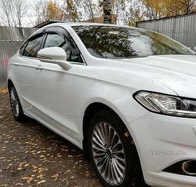 Дефлекторы боковых окон для Ford Mondeo седан (2014-2018) № F34614