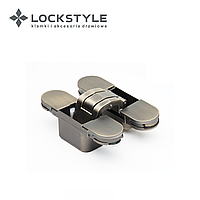 Петля скрытая 3D LOCKSTYLE, модель ECLIPSE 2.0 комплект ANTIQUE BRONZE (бронза)