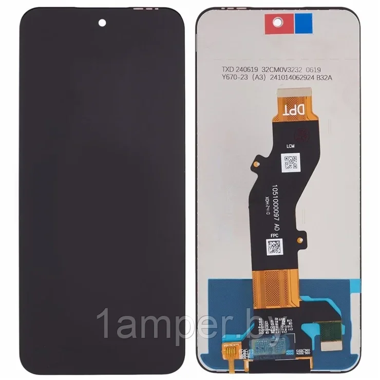 Дисплей Original для Infinix Hot 50i/Smart 9/Hot 50 5G/ X6531/X6532/X6720 Черный