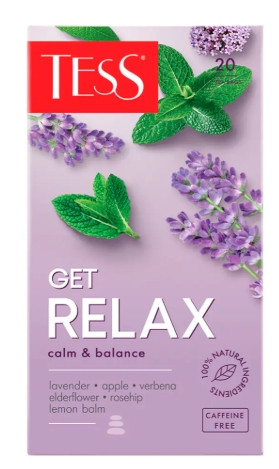 Чайный напиток Tess RELAX 1,5 г*20пак