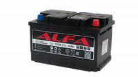 Аккумулятор 74ah Alfa 6СТ-74 STANDARD, 720a (- +), 278x175x175 мм. Низкий