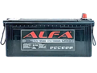 Аккумуляторы ALFA 6СТ-140 (140 Ah), 950а, (+ -) 480x189x210 мм.
