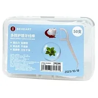Зубная нить Xiaomi Xiaomi BEHEART Dental Floss Pick 50шт.
